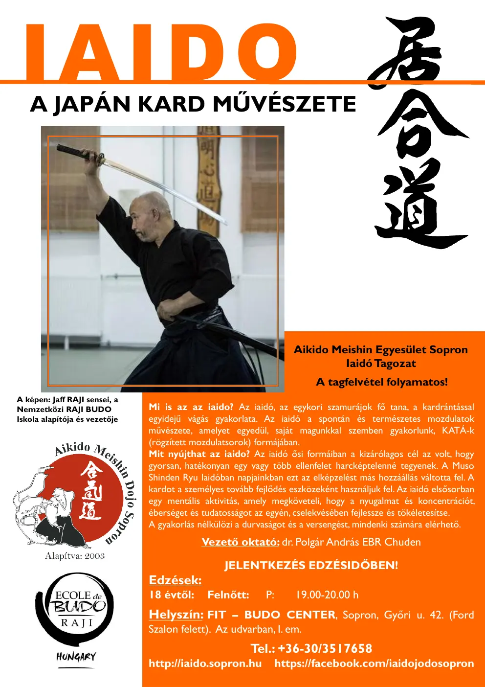 Iaido 2026 plakát
